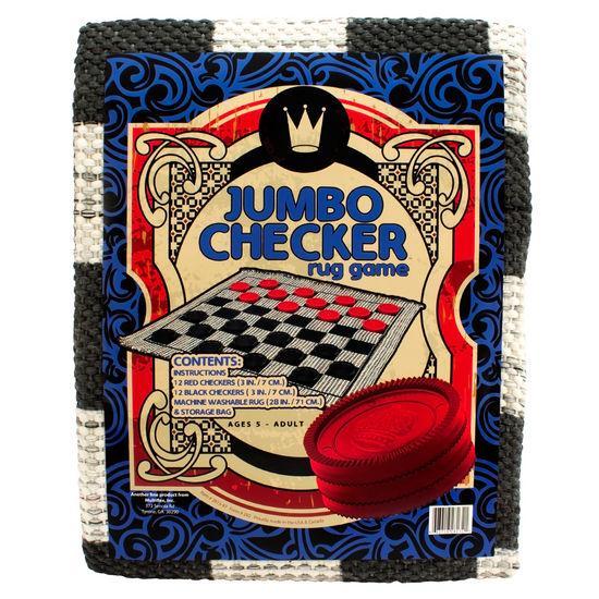 Channel Craft Games Jumbo Checkers Rug