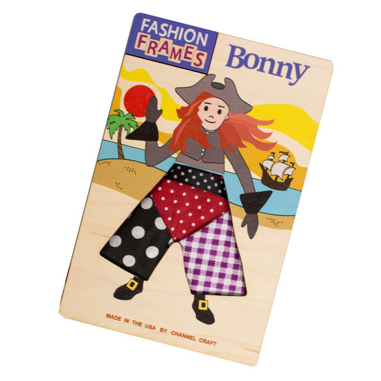 Channel Craft Toy Creative Anne Bonny Wood & Cloth Fashion Frames