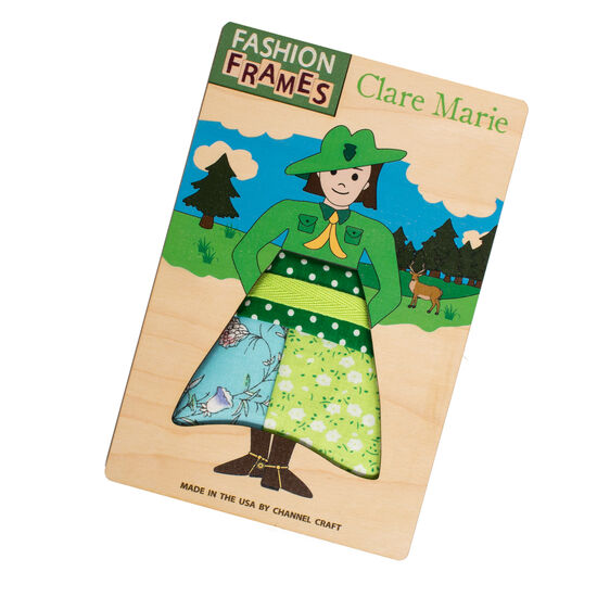 Channel Craft Toy Creative Clare Marie Wood & Cloth Fashion Frames