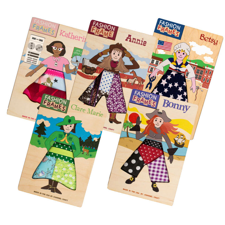 Channel Craft Toy Creative Wood & Cloth Fashion Frames