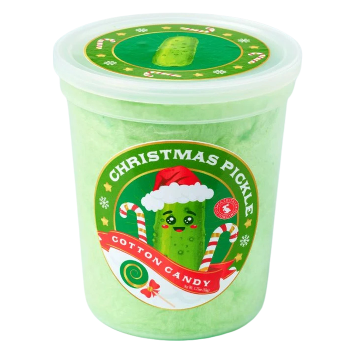 Chocolate Storybook Candy Christmas Pickle Cotton Candy