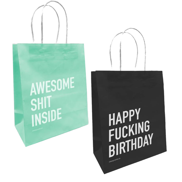 Classy Cards Creative Gift & Flat Wrap Snarky Gift Bag