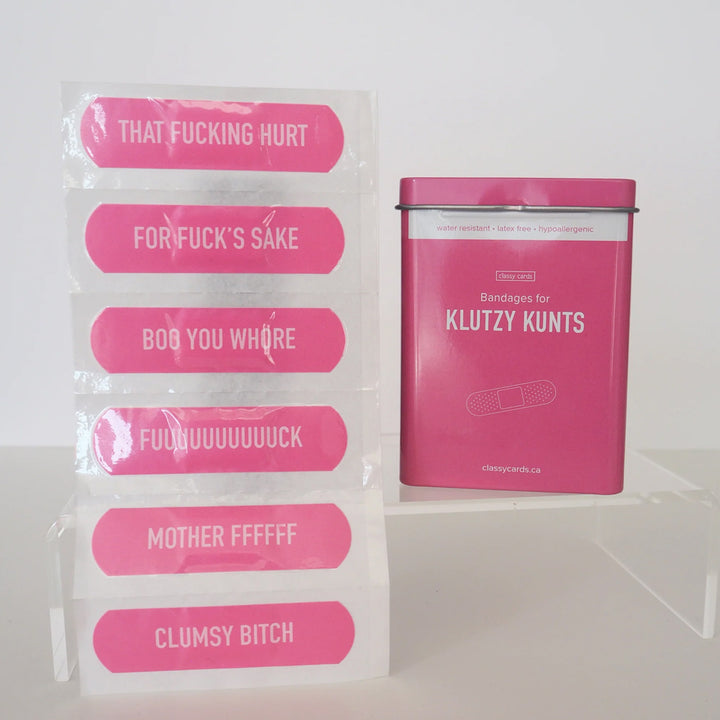 Classy Cards Creative Personal Care Klutzy Kuntz Bandages