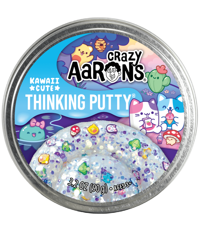 Crazy Aaron's Putty World Toy Creative Kawaii Cute Trendsetter Crazy Aaron's Putty - 4" Tin