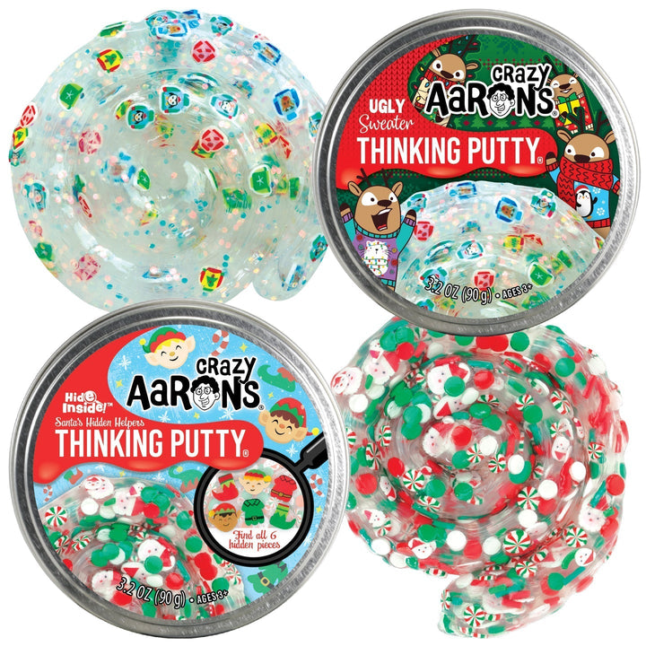 Crazy Aaron's Putty World Toy Novelties Crazy Aaron's Holiday Tin