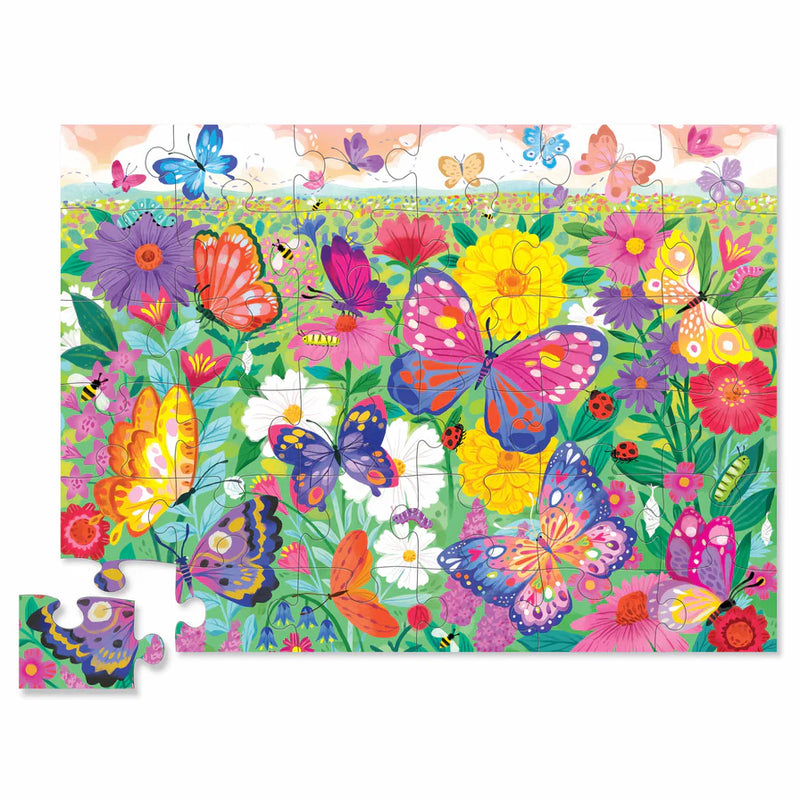 Crocodile Creek Puzzles 36-Pc Puzzle/Butterfly Garden
