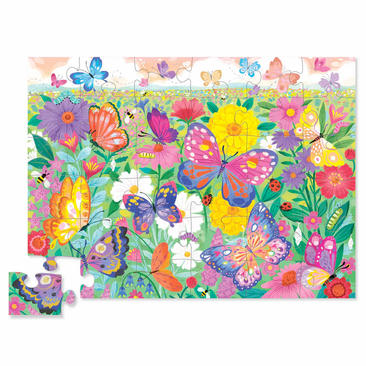 Crocodile Creek Puzzles 36-Pc Puzzle/Butterfly Garden