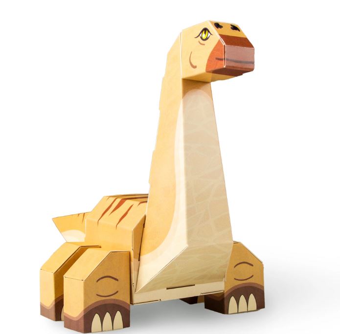 Cubles Arts & Crafts 3D Brontosaurus Cubles