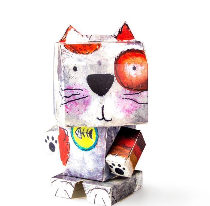 Cubles Arts & Crafts 3D Cat Cubles