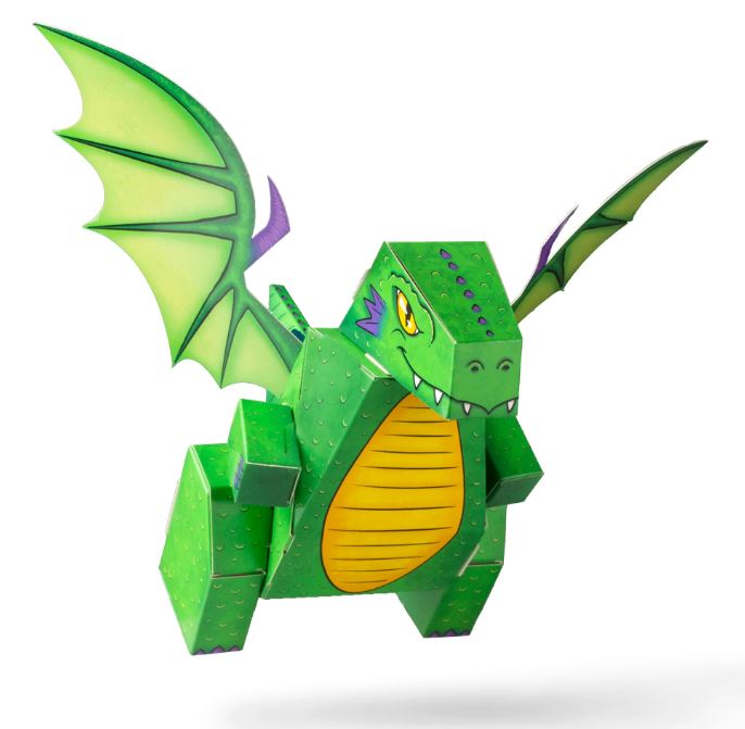 Cubles Arts & Crafts 3D Dragon Cubles