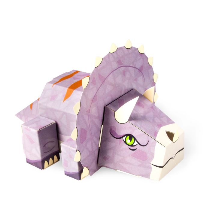 Cubles Arts & Crafts 3D Triceratops Cubles