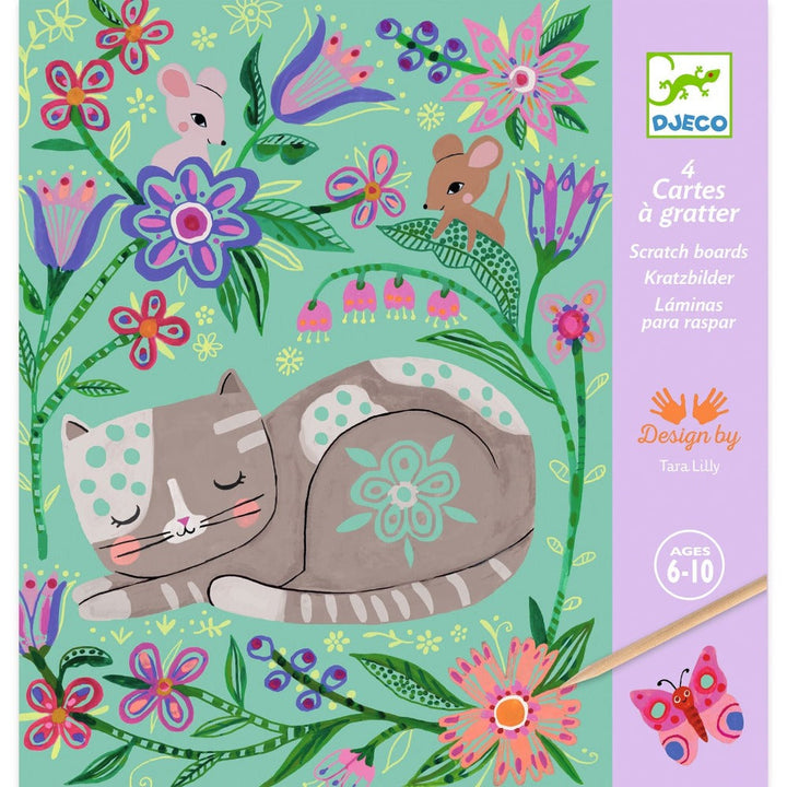 DJECO Arts & Crafts Encounters Scratch Cards