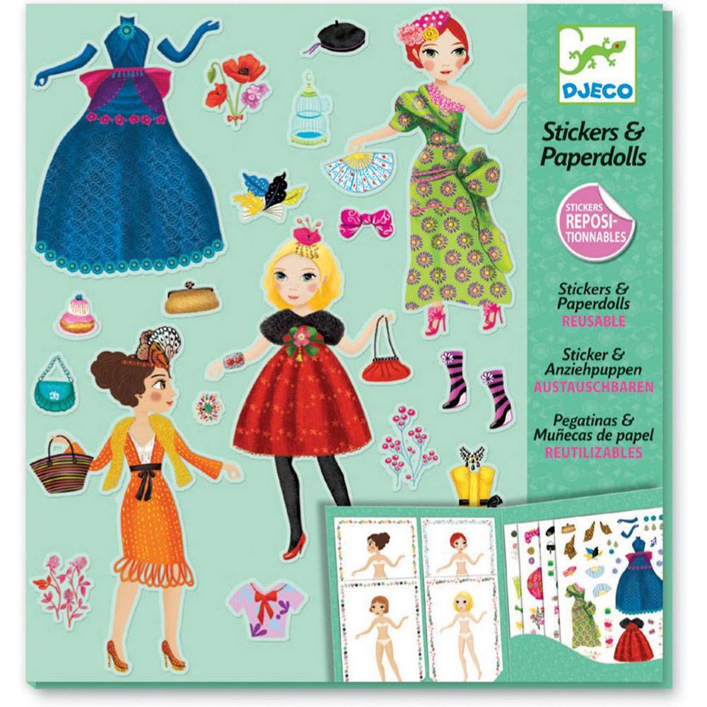 DJECO Arts & Crafts Paper Dolls - Massive Fashion