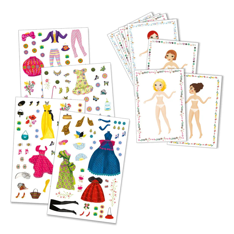 DJECO Arts & Crafts Paper Dolls - Massive Fashion
