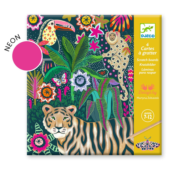 DJECO Arts & Crafts Rococo Scratch Cards