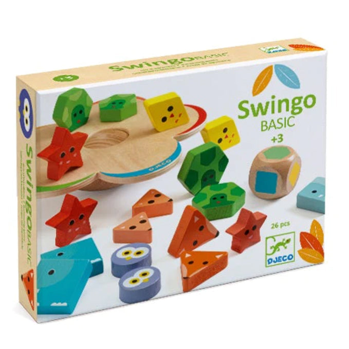 DJECO Toy Infant & Toddler SwingoBasic Wooden Balancing Game-