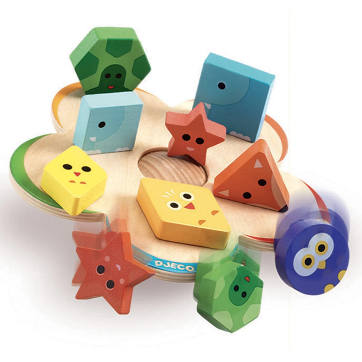DJECO Toy Infant & Toddler SwingoBasic Wooden Balancing Game-