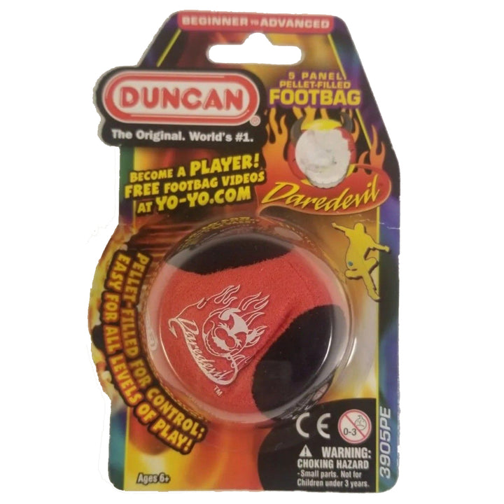 Duncan Toy Outdoor Fun Daredevil Footbag - one random color