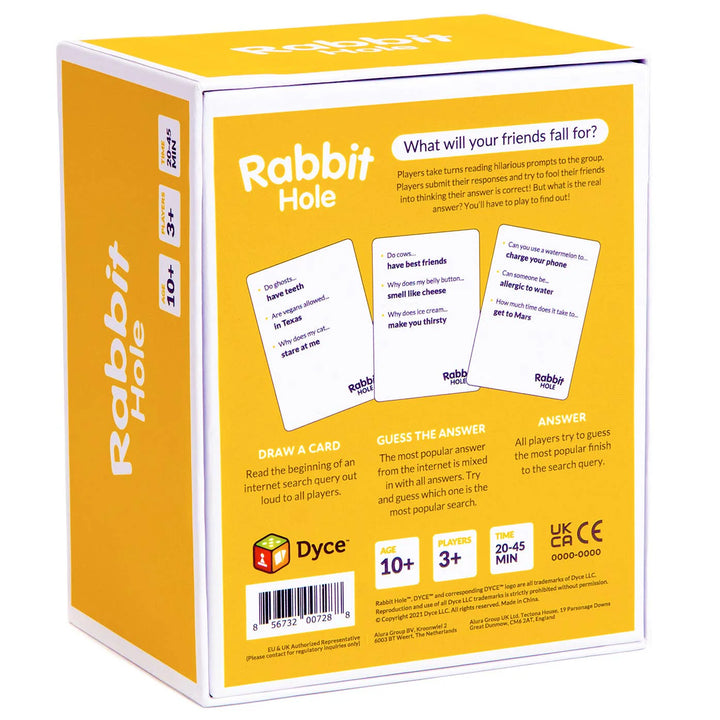 Dyce Games Games Rabbit Hole: the Family Game of Silly Internet Searches