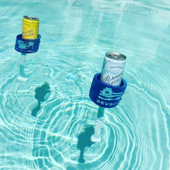 Floating Can Holders | Bev Boy Spill-Proof Drink Holder | Off the Wagon ...