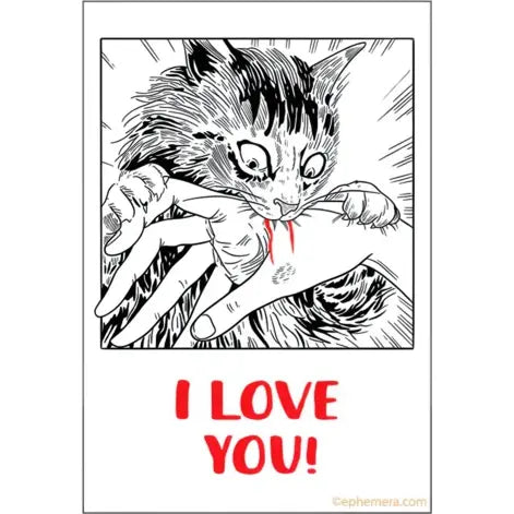 Ephemera Magnets & Stickers Magnet: I Love You!