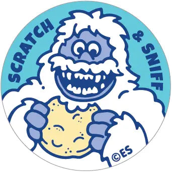 EverythingSmells, LLC Magnets & Stickers Abominable Butter Cookie Monster Scratch & Sniff Stickers