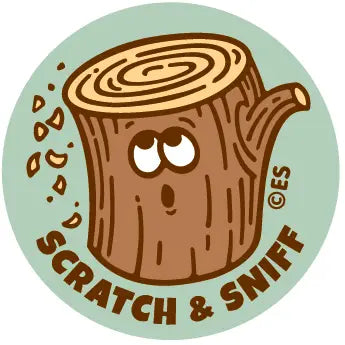 EverythingSmells, LLC Magnets & Stickers Fresh Cut Wood Scratch & Sniff Stickers (2 sheets)