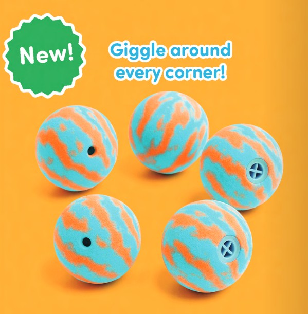 Fat Brain Toy Vehicles - Construction Giggle Balls Air Toobz