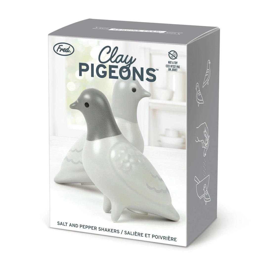 Fred & Friends Kitchen & Table CLAY PIGEONS - SALT + PEPPER
