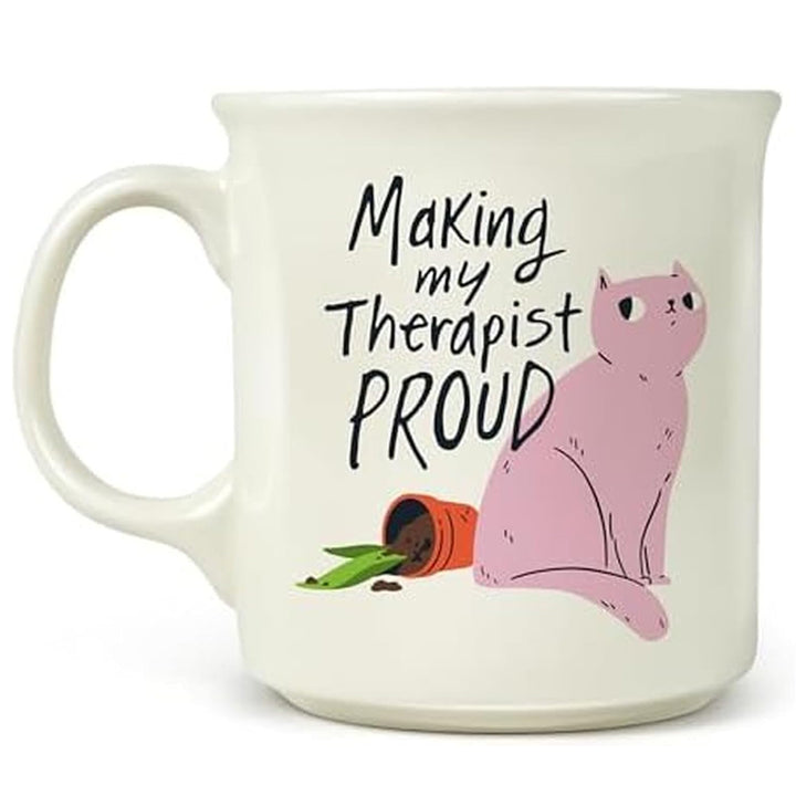 Fred & Friends Kitchen & Table Making My Therapist Proud Mug