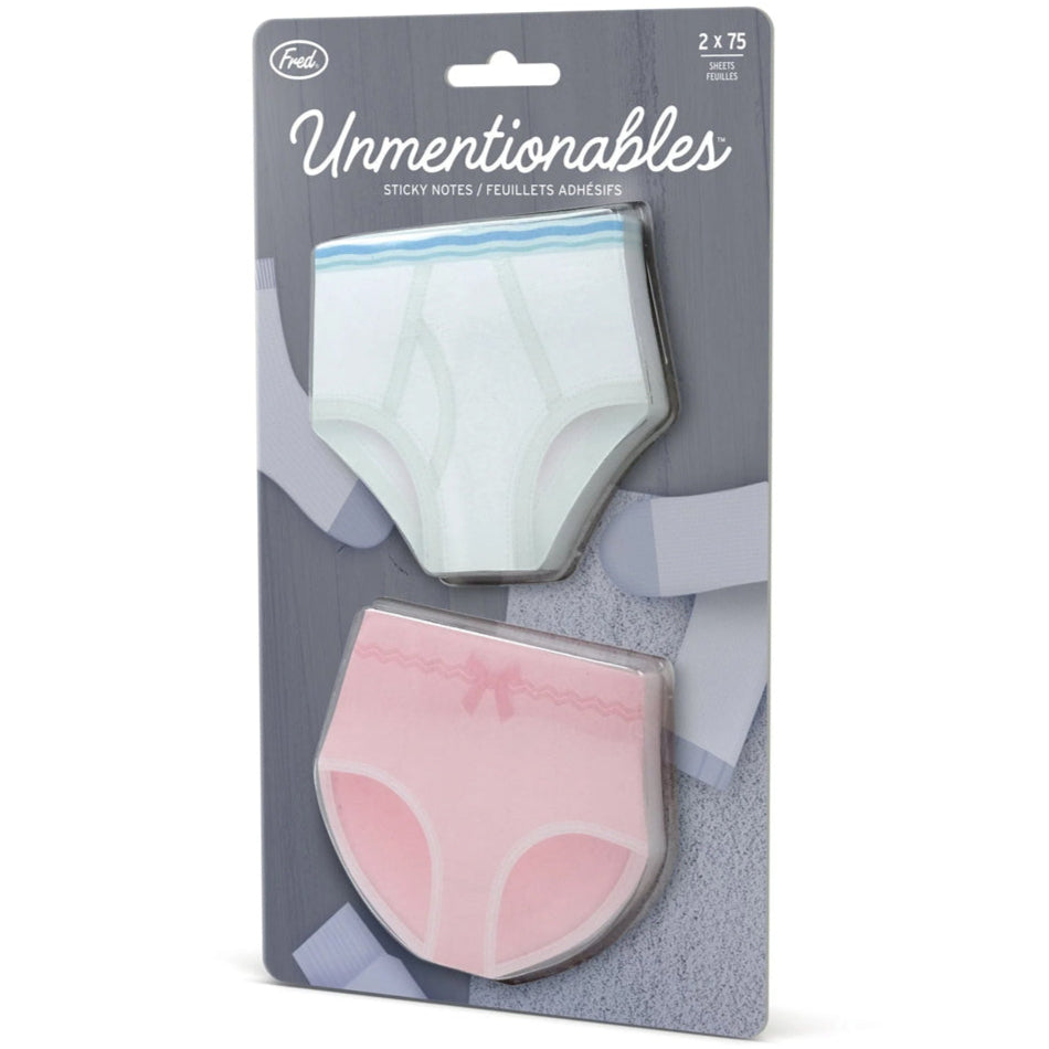 Fred & Friends Office Goods Unmentionables - Underwear Sticky Notes (Set of Two)