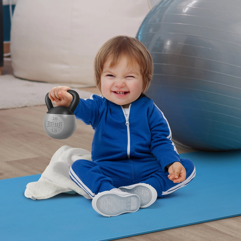 Fred & Friends Toy Infant & Toddler Buff Baby - Kettlebell Rattle