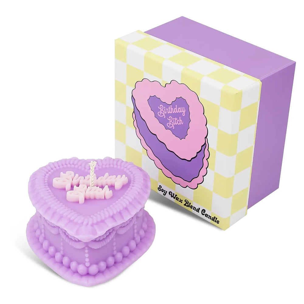 FUN CLUB Kitchen & Table Birthday Bitch Heart Candle
