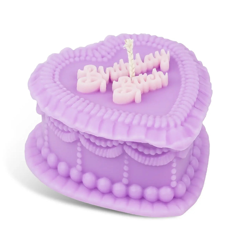 FUN CLUB Kitchen & Table Birthday Bitch Heart Candle