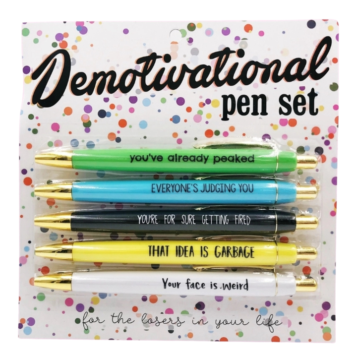 FUN CLUB Office Goods Demotivational Pens