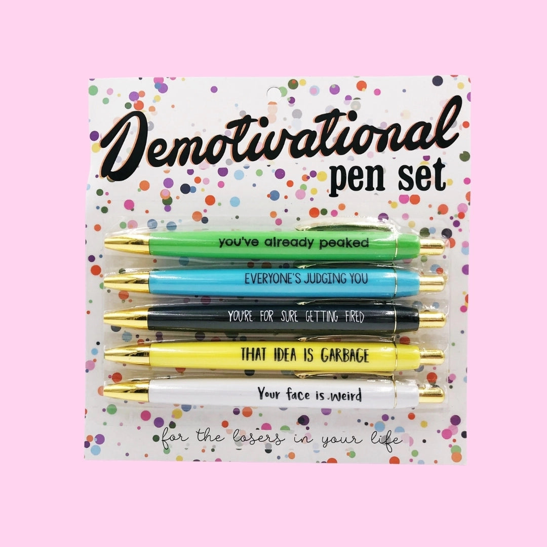 FUN CLUB Office Goods Demotivational Pens