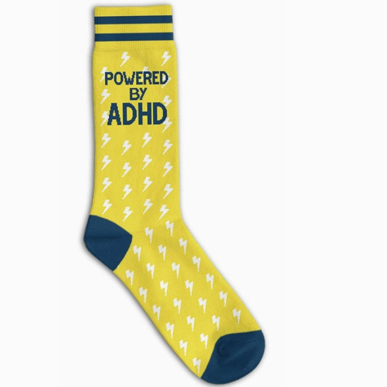 FUNATIC Socks & Tees Powered By Adhd Socks