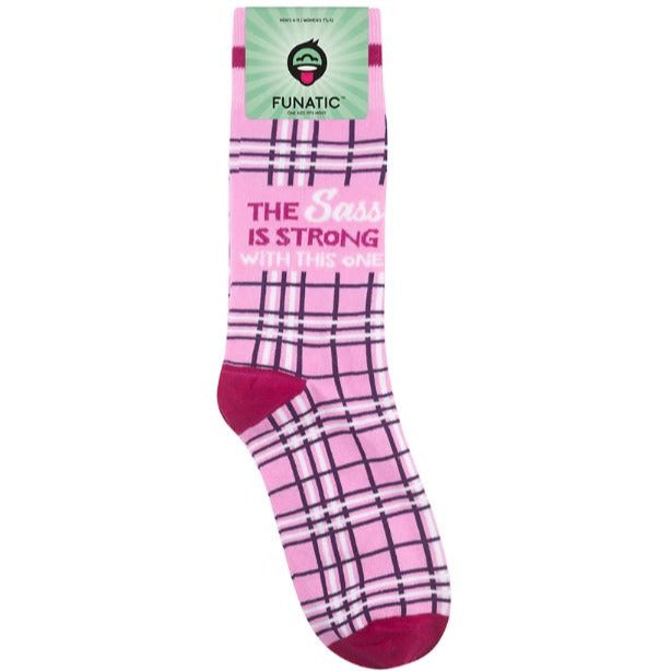 FUNATIC Socks & Tees The Sass Is Strong With This One Socks