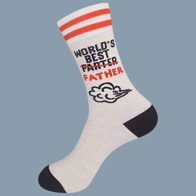FUNATIC Socks & Tees Worlds Best Father/Farter Socks