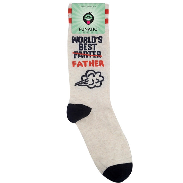 FUNATIC Socks & Tees Worlds Best Father/Farter Socks