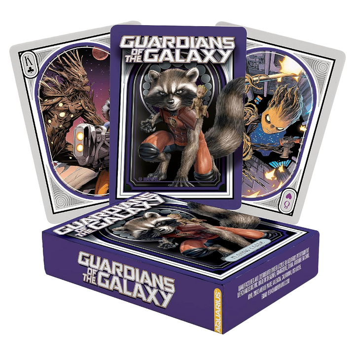 Gama-Go NMR GAMES Guardians of the Galaxy - Rocket & Groot Fun Playing Cards
