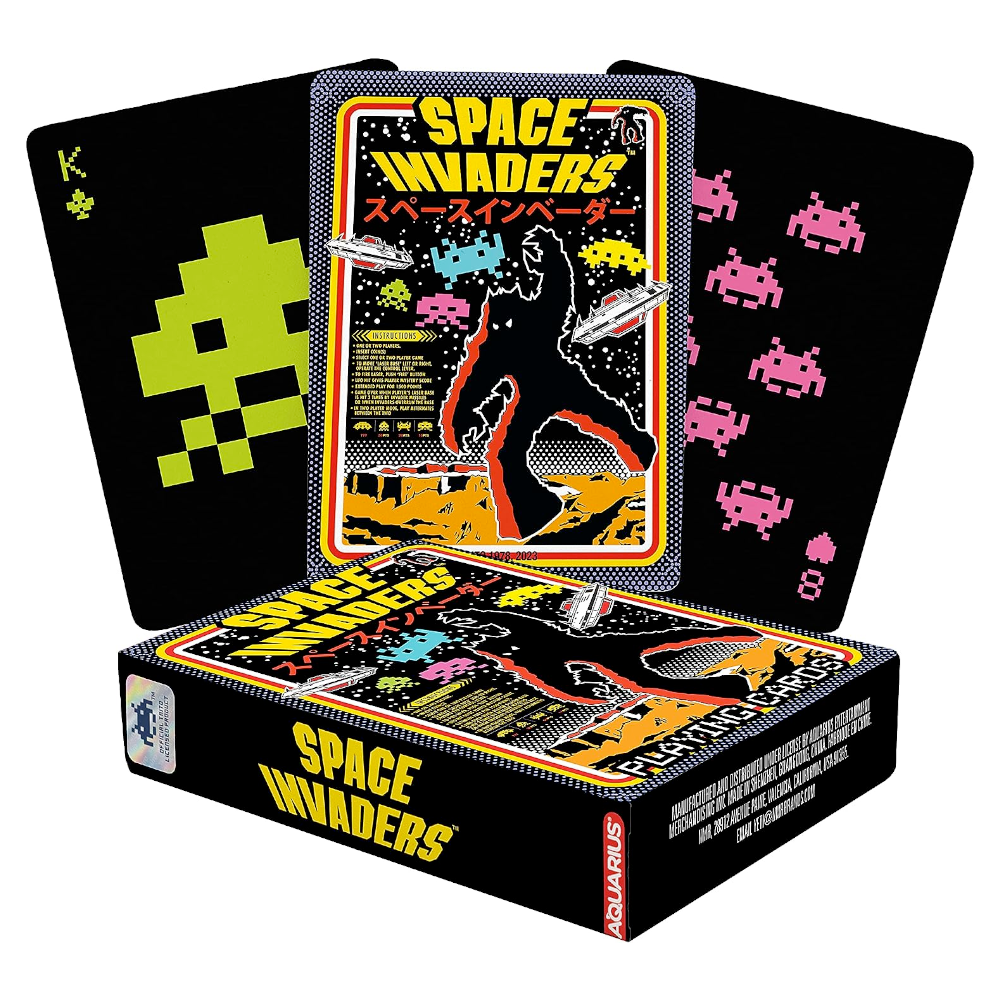 Gama-Go NMR GAMES Space Invaders Fun Playing Cards