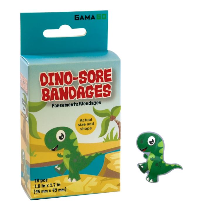 Gama-Go NMR Personal Care Dino-sore Cute Bandages