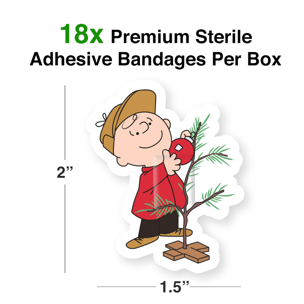 Gama-Go NMR Personal Care Peanuts A Charlie Brown Christmas Adhesive Bandages