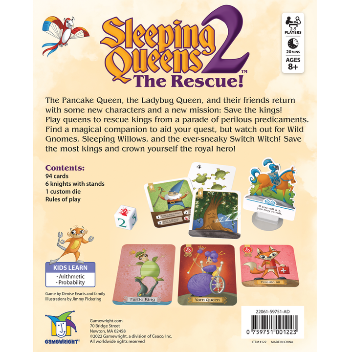 Gamewright Games Sleeping Queens 2
