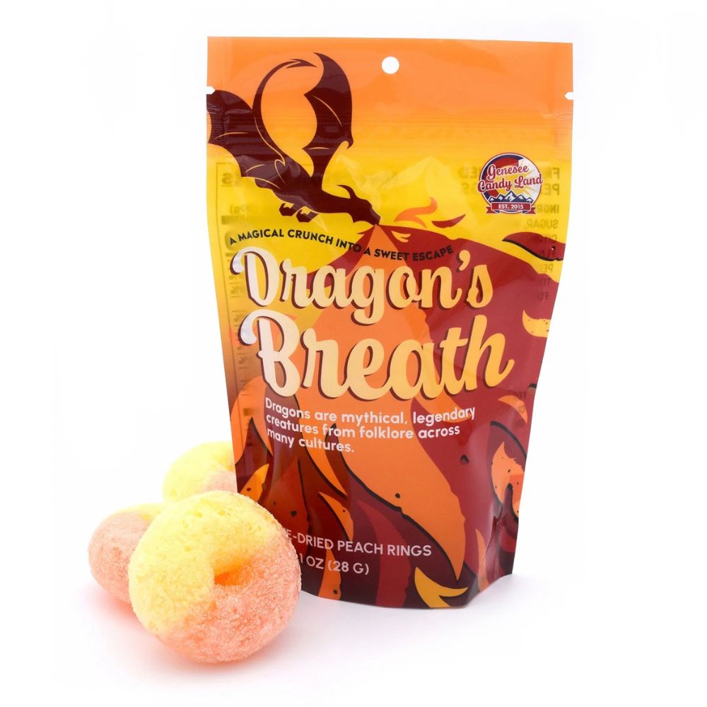 Genesee Candy Land Candy Dragon's Breath (Freeze-Dried Peach Rings)