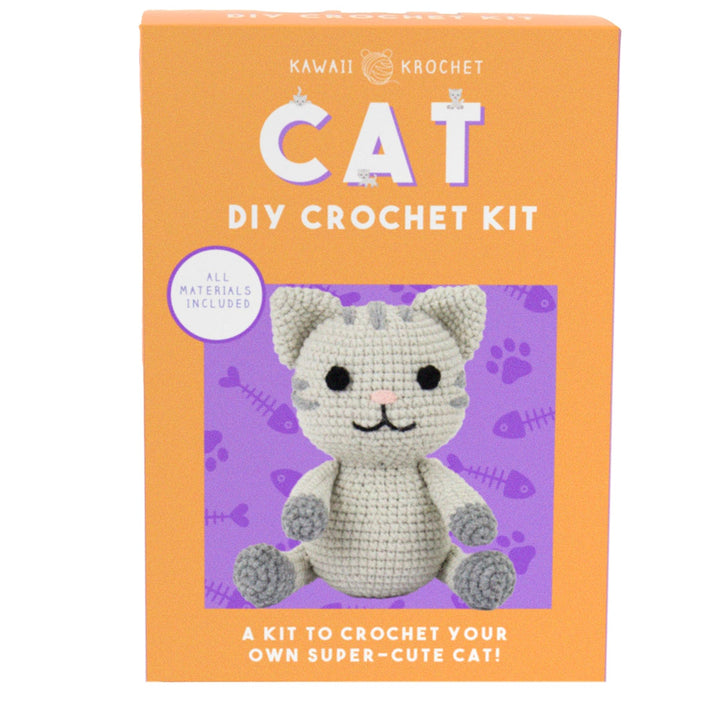 Gift Republic Arts & Crafts Cat Crochet Kit