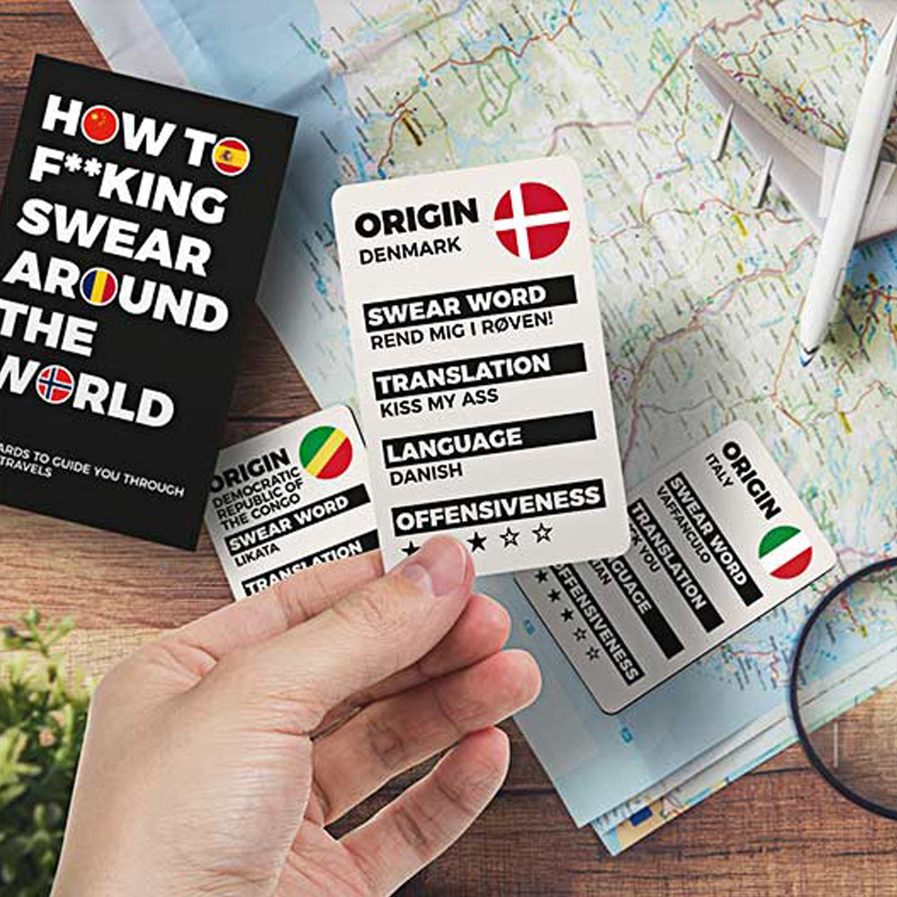 Gift Republic Books How to F**cking Swear Around the World