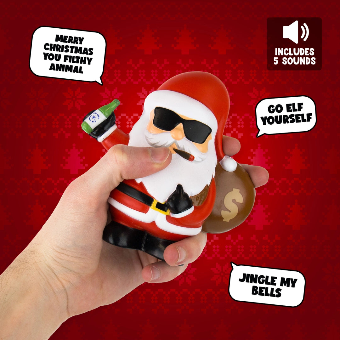 Gift Republic Funny Novelties Bad Santa Stress Reliever