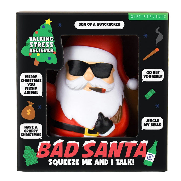 Gift Republic Funny Novelties Bad Santa Stress Reliever